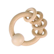 Wooden Rattle Ring - Natural