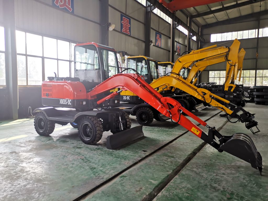 3.5 tons mini crawler excavator factory