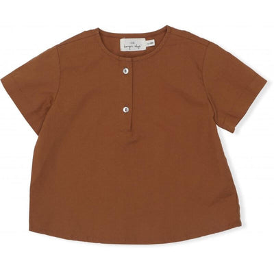 Konges Slojd - Visno tee - caramel - cute top for kids - summer clothes