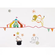 Mimilou - Wallborder for kids bedroom - circus - fun and colourful animals - made in france