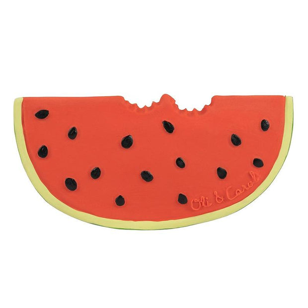 OLI AND CAROL - Wally the watermelon - fruit teething toy - adorable and colourful toy for baby
