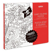 OMY DESIGN & PLAY - giant colouring poster - pirates