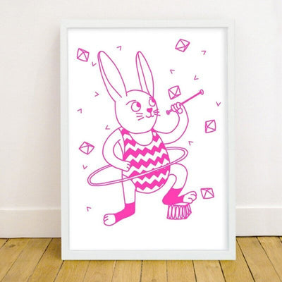 OMY DESIGN & PLAY - Glow in the dark poster - Bunny