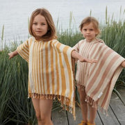 poncho-for-childrens-mustard-stripes-scene-liewood