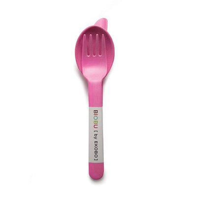 Bamboo cutlery set - Pink