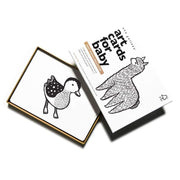 WEE GALLERY - art cards for baby - baby animals - visual perception development